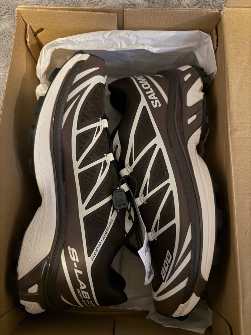 Salomon S-LAB XT 6 in color black coffee/ French roast/ vanilla ice